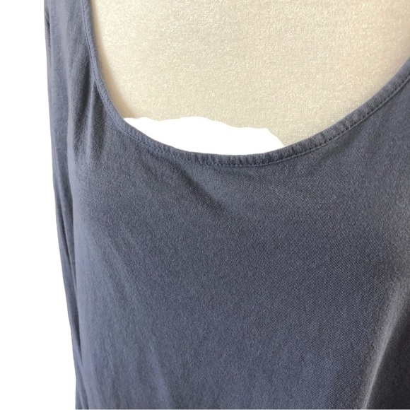 J Jill Featherweight Scoopneck Pima Cotton Tee Women XL Gray Long Sleeves - Picture 2 of 7